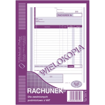 Rachunek (pion) A5 223-3